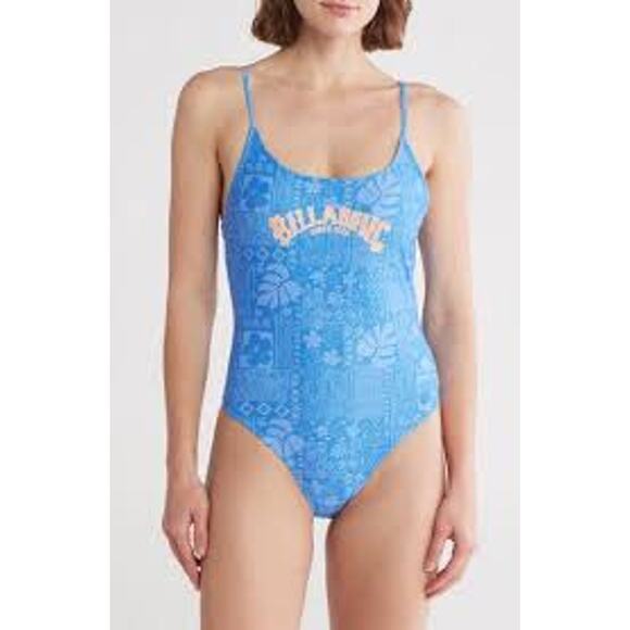 New Billabong Beach Babe 1 Piece Bathing Swim Suit Women’s Size Medium